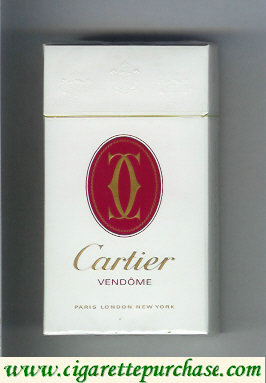 Cartier Vendome cigarettes